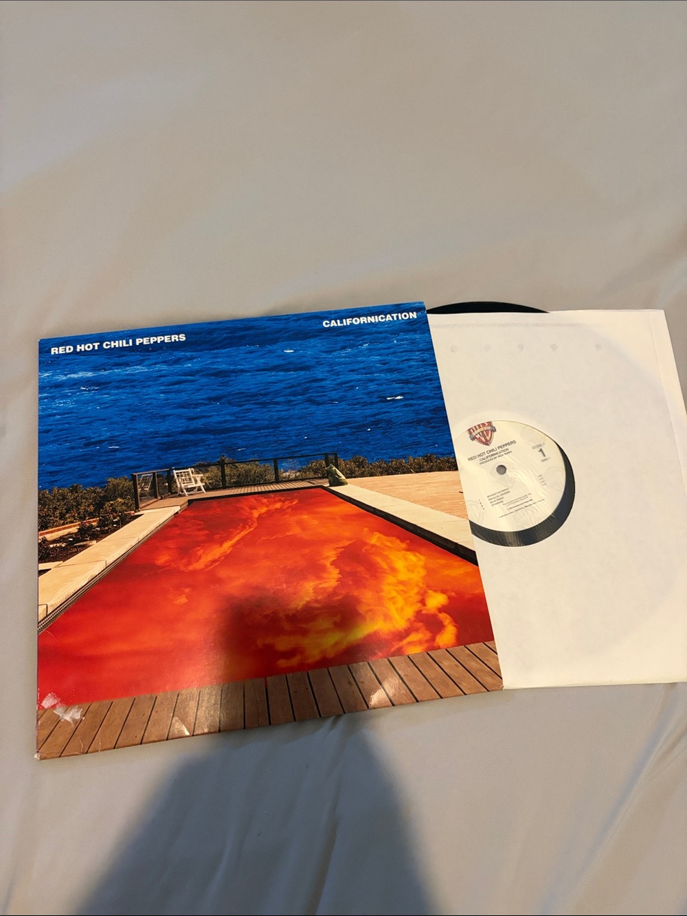 Red Hot Chili Peppers "Californication" Vinyl Album - Blue/Red/Orange Cover